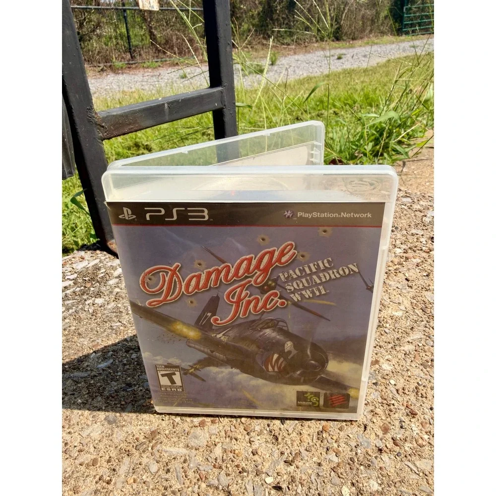 Damage Inc Pacific Squadron WWII Sony  PS3 Game CIB Flight Combat-Tested